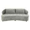 Henry Boucle 3 Seater Sofa in Grey  Color