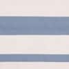Imperial Knots Blue Stripes Hand Woven Cotton Dhurrie 4x6 Feet