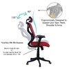 Zeeazyana High Back Ergonomic Chair in Red Colour