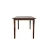 Monterey 6 Seater Dining Set with 6 Chairs (Rubberwood, Dark Cappuccino Finish)