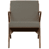 Zesta Grey Fabric Accent Chair