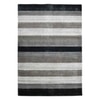Bryce Charcoal Solid Woven Viscose 8X5 Feet Carpet