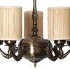 Devansh Wood Wall Mounted Lamp With Off-White Cotton Shade