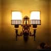 Eliante Luminae Antique Gold Iron Wall Light With E27 Holder In Antique Gold Colour