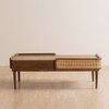 Meadow Solid Wood Coffee Table in Brown Colour