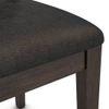 Wesley - Cabalo (Leatherette) 4 Seater Round Glass Top Dining Table Set (Colour- Black, Finish- Dark Walnut)