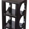 Wembley Sheesham Wood Wine Rack in Dark Walnut Finish