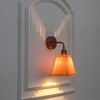 Huguenot Single Light Wall Fitting In Antique Copper Finish
