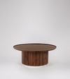 Gyudt Solid Wood Coffee Table In  Dark Brown Finish