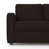 Apollo High Back 1 Seater  Fabric Sofa In Deep Brown Velvet Colour