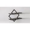 WOODENMOOD Rectangular Wall Rack