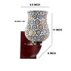 Devansh Solid Wood Electric Wall Light in Multi Colour with Multi Shade Count of 1 Light