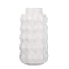 White Geometric Designed Ceramic Vase