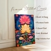 Abstract Aesthetic Lotus Canvas Wall Art 22 x 34 Inch