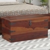 Stainfiled Solid Wood Bench in Provincial Teak Finish
