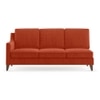 Abbey Sectional Sofa (Colour : Lava, Cushion : Hard, Seater : Right Aligned 3 Seater + Right Aligned Chaise)