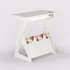 Height Adjustable Growing Up Table - White-Kids