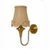 Devansh Solid Wood Electric Wall Light in Brown Colour with Multi Shade Count of 1 Light