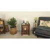 Renard Beige Jute Floor Lamp with Beige Jute Base