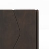 Koro Solid Wood Bedside Table In Drak Chestnut Finish