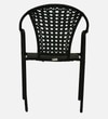 Esperance  Wicker Table And Chair Set In Black Finish