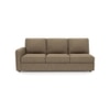 Apollo Compact Sofa (Colour : Dune, Cushion : Hard, Back Type : Regular, Seating Capacity : Right Aligned 3 Seater + Right Aligned Chaise + Ottoman)