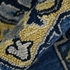 Jennifer Steel Blue Solid Hand-Tufted Wool 8X5 Feet Carpet