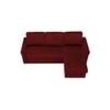 Scarlet Solid Wood Sofa cum Bed in Maroon