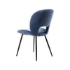 Ivoces Fabric Dining Chair in Blue Colour