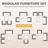 Carry Bird Wicker  Outdoor Set in Grey Colour (2 Seater Sofa, 2 Chairs & 1 Table)