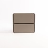 Simplesyn Engineered Wood Bedside Table in Light Brown Colour