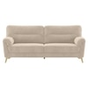 Osbert Velvet 3 Seater sofa in Beige color