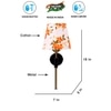 Devansh Metal Electric Wall Light in Black Colour with Multi Shade Count of 1 Light