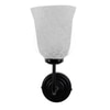 Devansh Metal Electric Wall Light in black Colour with White Shade Count of 1 Light