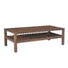 Indiana Scalloped Edge Solid Wood Coffee Table Modern Design