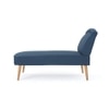 Recame Fabric Chaise Launger in T Blue Colour