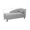 Korslund Velvet Chaise Lounger in Green Colour