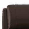 Lebowski Leatherette One Seater Manual Recliner in Espresso Colour