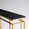 Modern Metal Console Table in Gold Colour