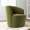 Aron Accent chair Velvet in Mint Green Color