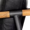 Sereta Solid Wood Armchair in Natural & Black