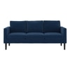 Liverpool 3 Seater Fabric Sofa in Delft Blue Colour