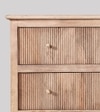 Woolyarf Solid Wood Chest Of 6 Drawers In Natural Finish