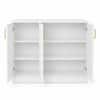 Spydercraft Accent Modern Cabinet in White Finish
