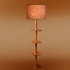 Devansh Shelf Wooden Floor Lamp