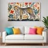 The Castle Decor Pichwai Art Wall Painting Wooden Framed 27x48 Inch (Style 3)