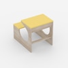 Montessori Toddler Activity Table & Chair in Oak and Yellow