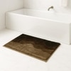 Luxe Home Macau Waves Bath Mat (40x60 cm)- Coffee
