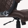Vooilea Mid Back Executive Chair in Brown Colour