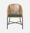 Terrace Comfort Chair In Black Finish